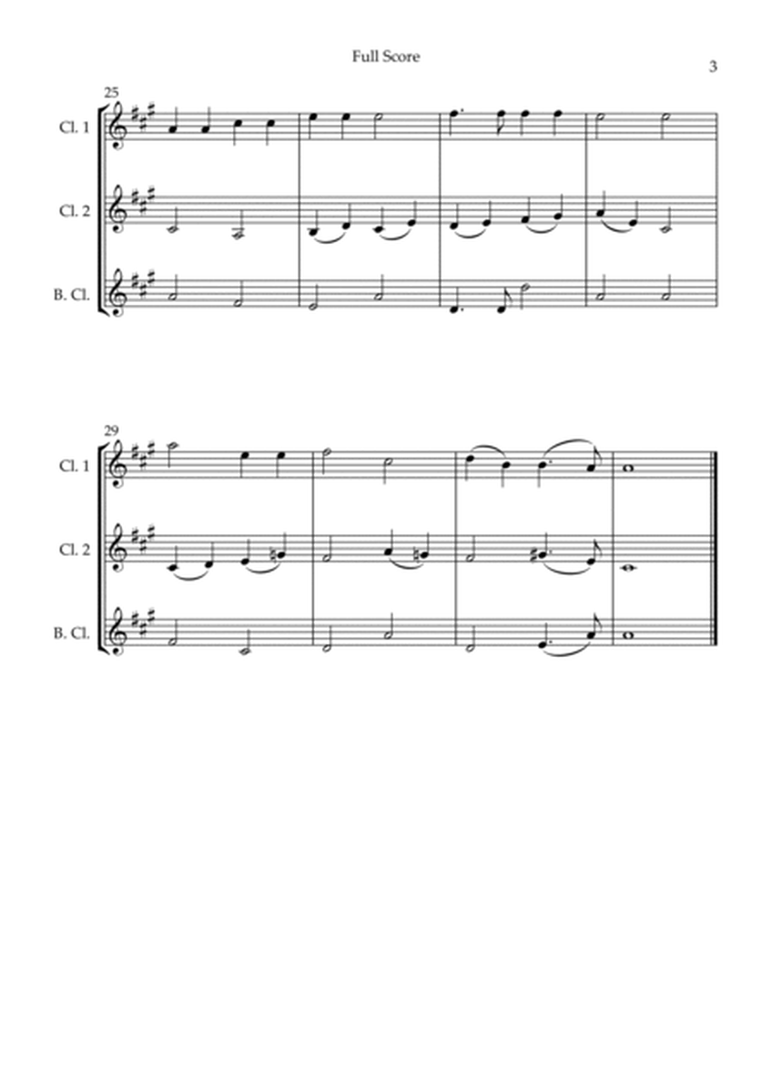Holy, Holy, Holy (Traditional Christian Song) for Clarinet Trio image number null