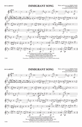 Immigrant Song: 1st B-flat Clarinet
