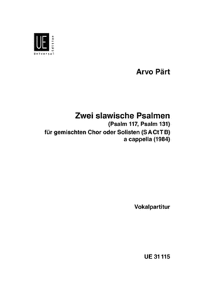 Book cover for Slavic Psalms, 2, Satb