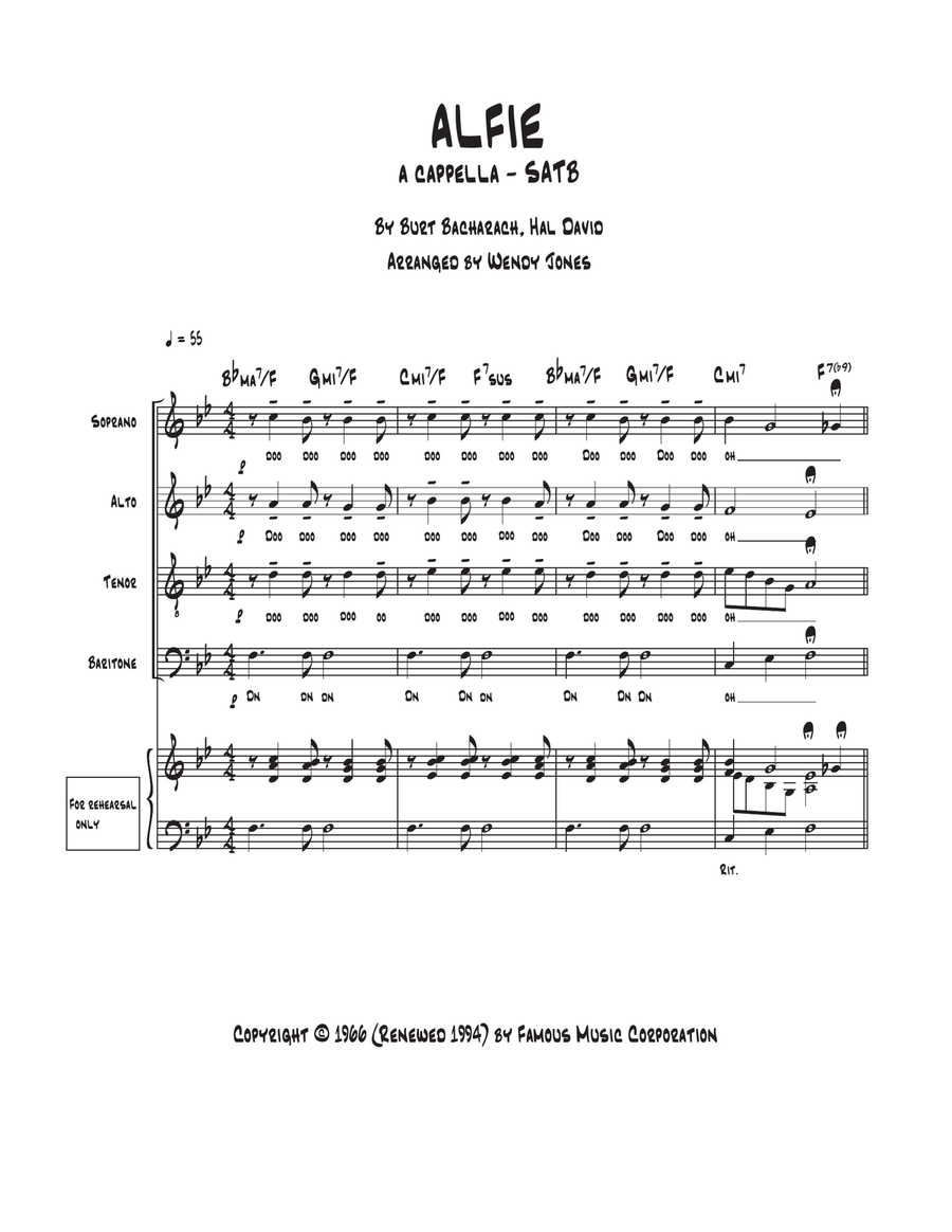 Alfie 4-Part scores gallery preview page 1