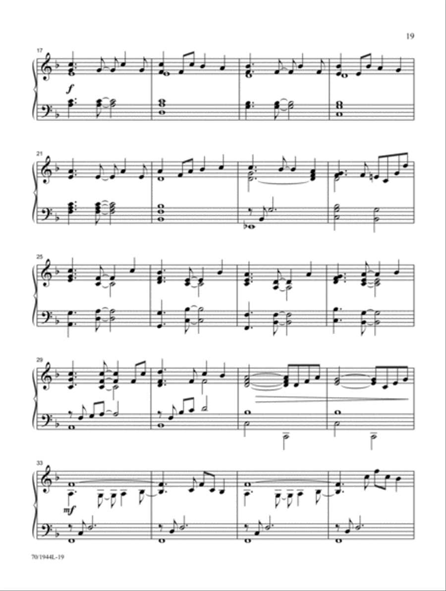 The Triumphs of His Grace Piano Solo scores gallery preview page 9