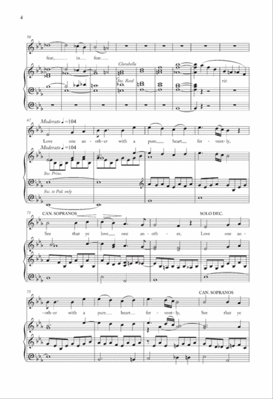Blessed Be The God And Father Choir scores gallery preview page 4