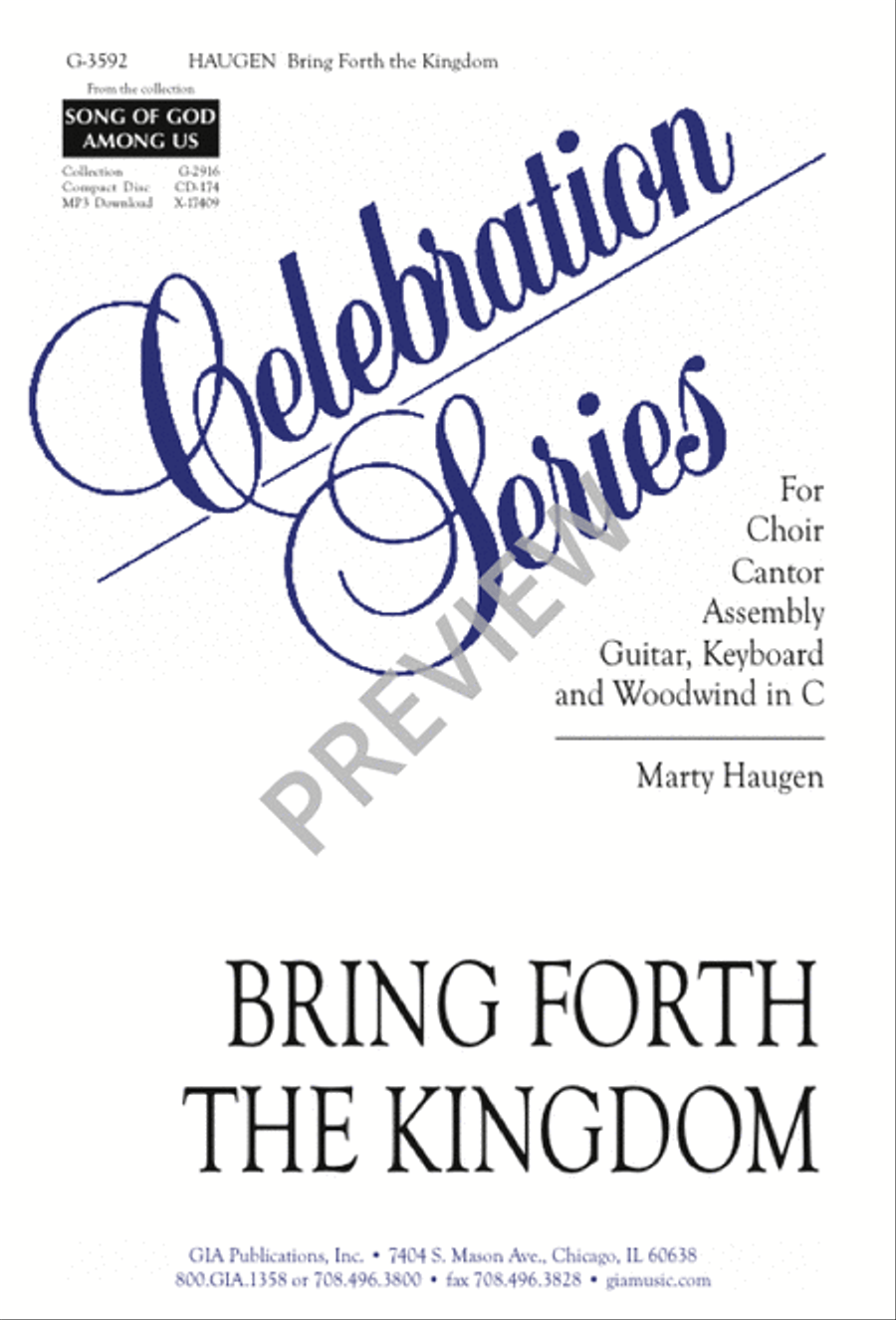 Bring Forth the Kingdom 3-Part scores gallery preview page 2