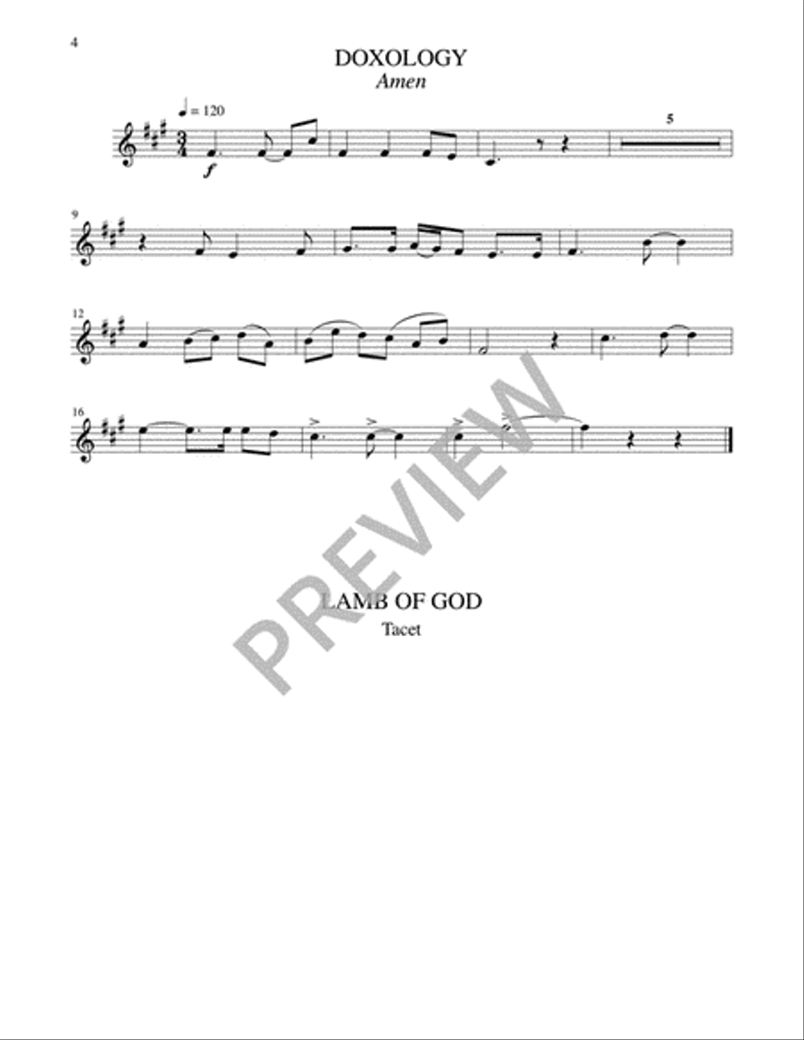 A Mass of Life - Instrument edition Trombone scores gallery preview page 17