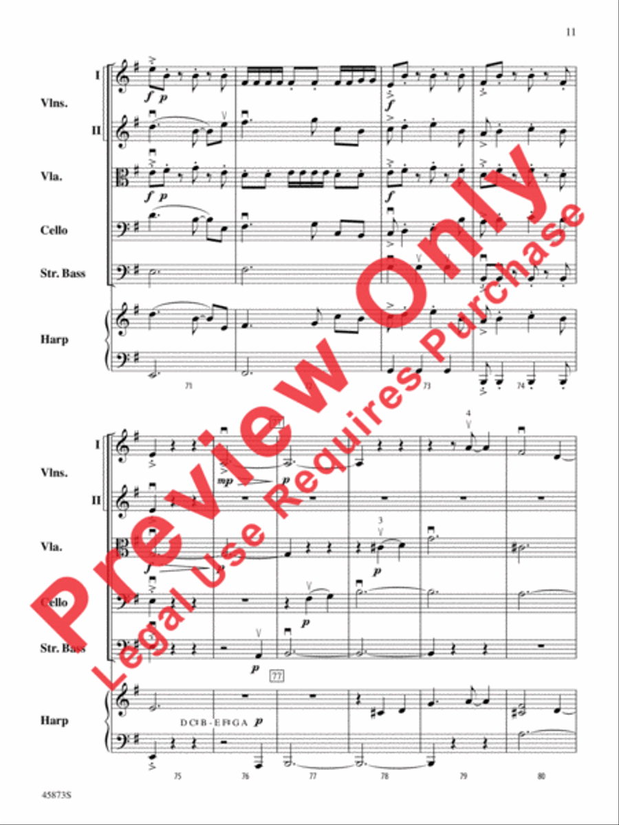 Rogue Rider Rogue Rider String Orchestra scores gallery preview page 11