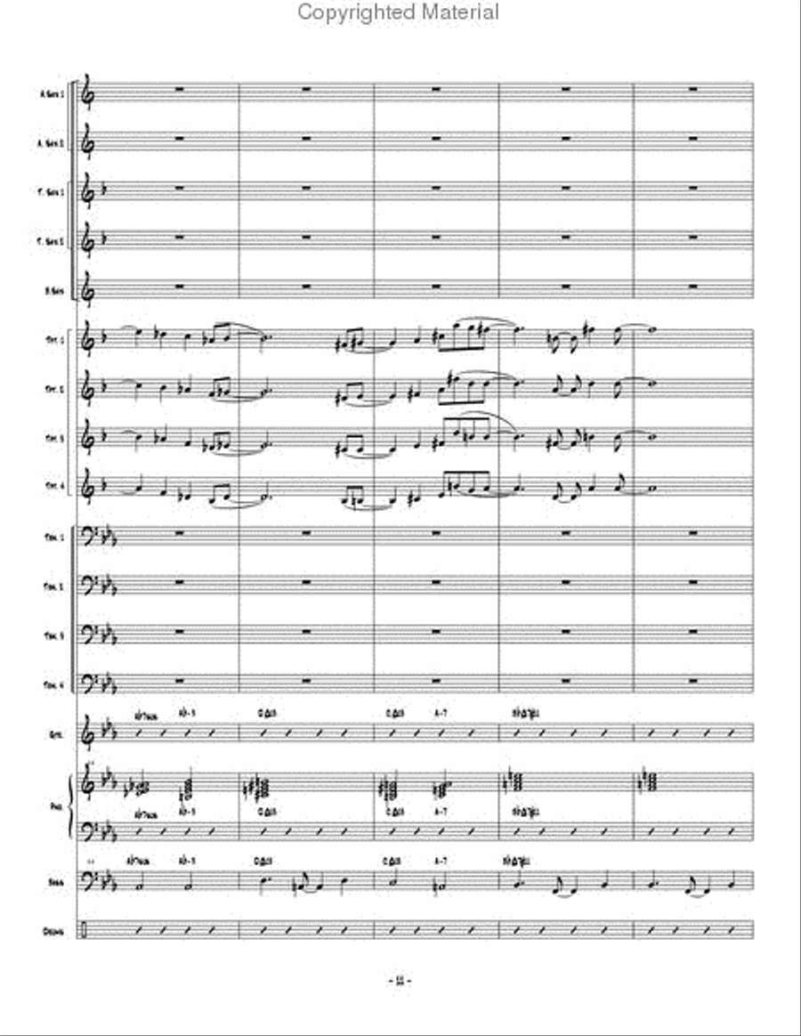 Amaryillis Jazz Ensemble scores gallery preview page 12