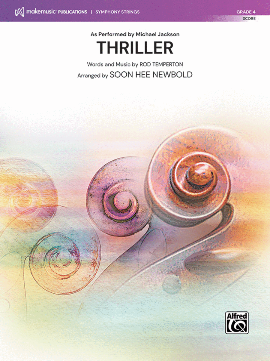 Thriller String Orchestra scores gallery preview page 1