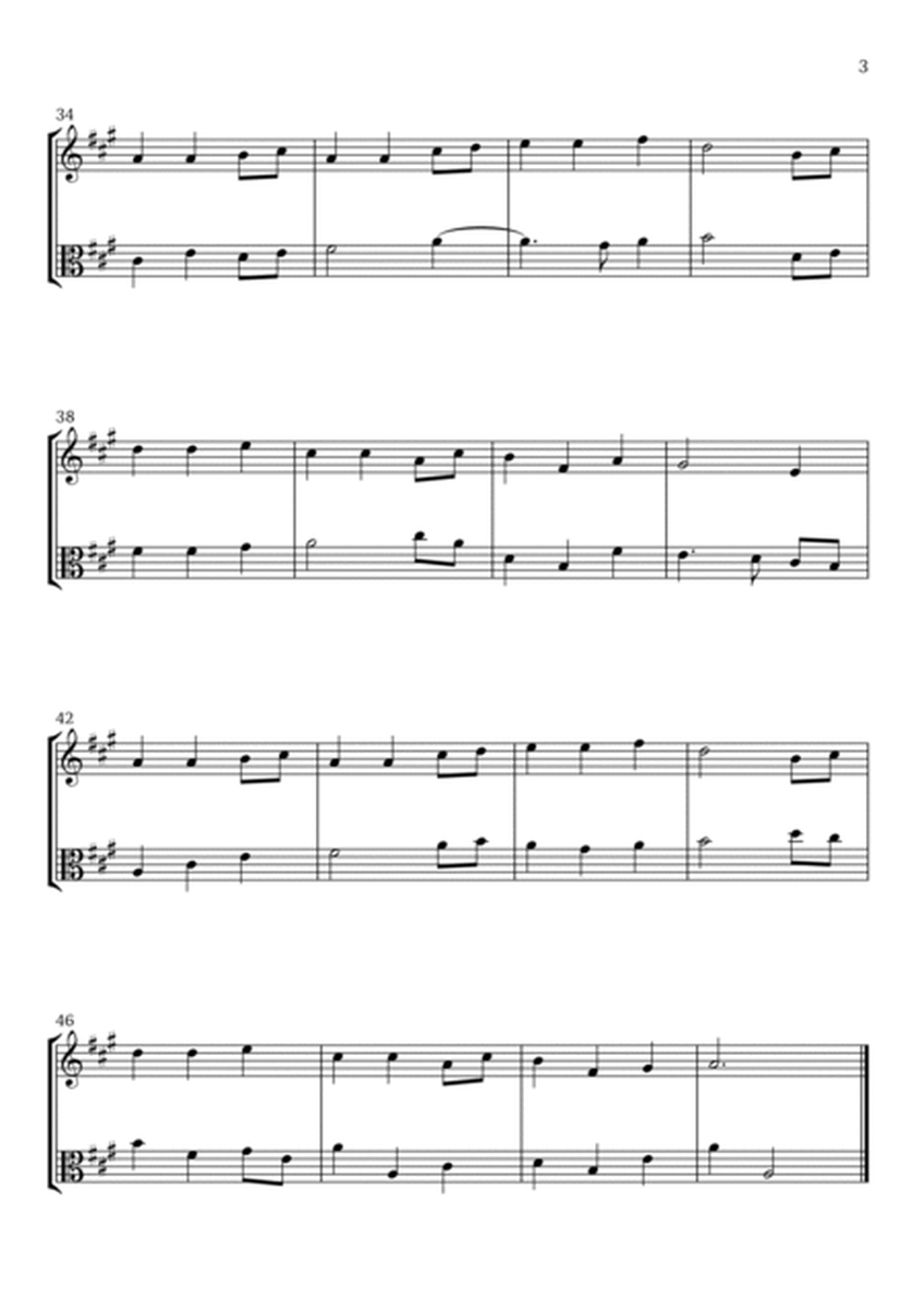 Away in a Manger (Oboe and Viola) - Beginner Level image number null