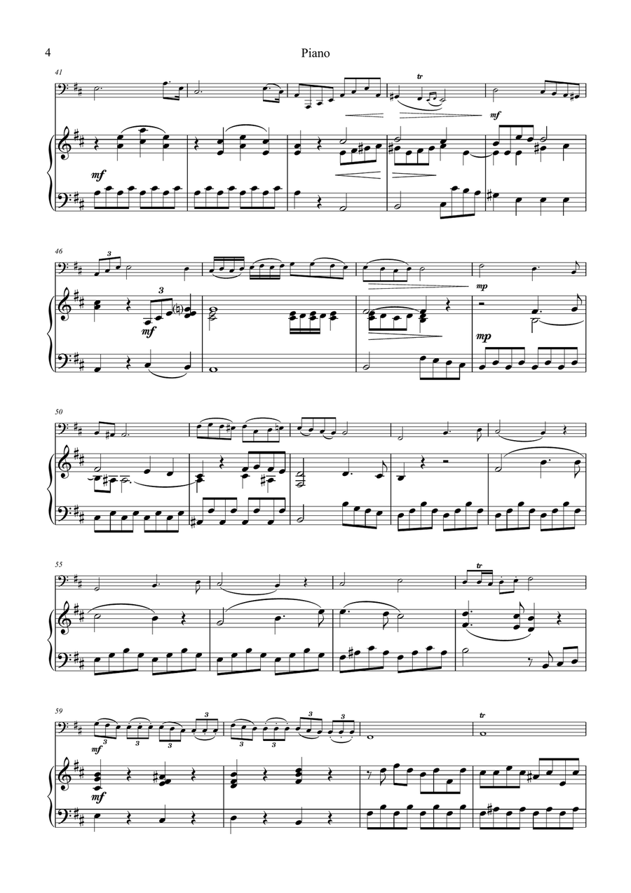 Sonata No.1 (Op. 28) Piano scores gallery preview page 4