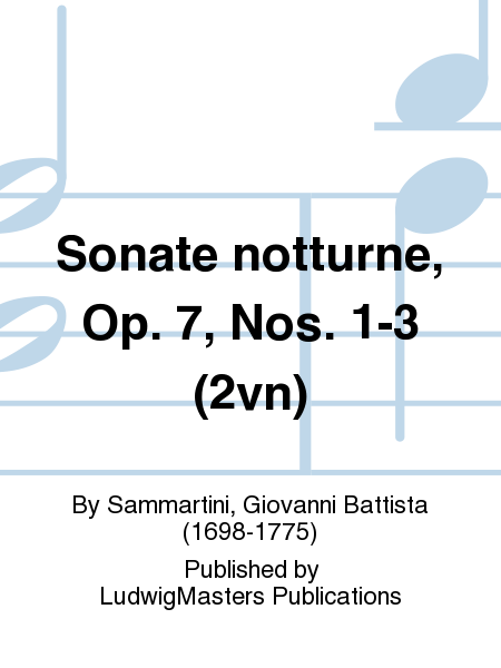 Sonate notturne, Op. 7, Nos. 1-3 (2vn)