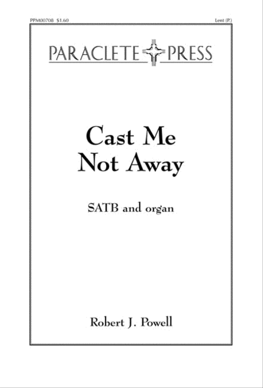 Cast Me Not Away Cast Me Not Away 4-Part scores gallery preview page 1
