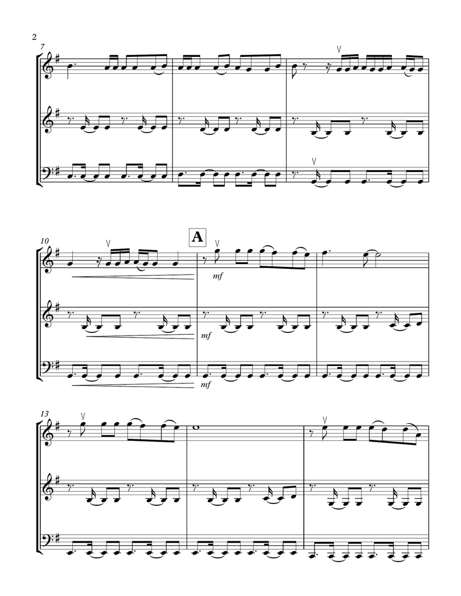 I Don't Care String Trio scores gallery preview page 2