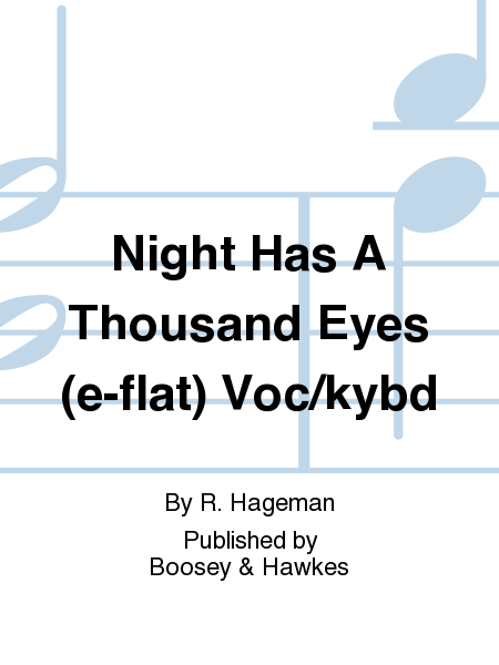Night Has A Thousand Eyes (e-flat) Voc/kybd