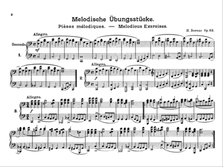 Melodious Exercises, Op. 62 Small Ensemble scores gallery preview page 3