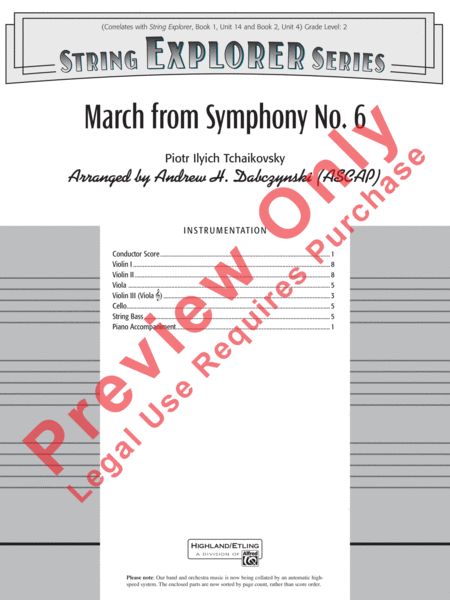 March from Symphony No. 6 image number null