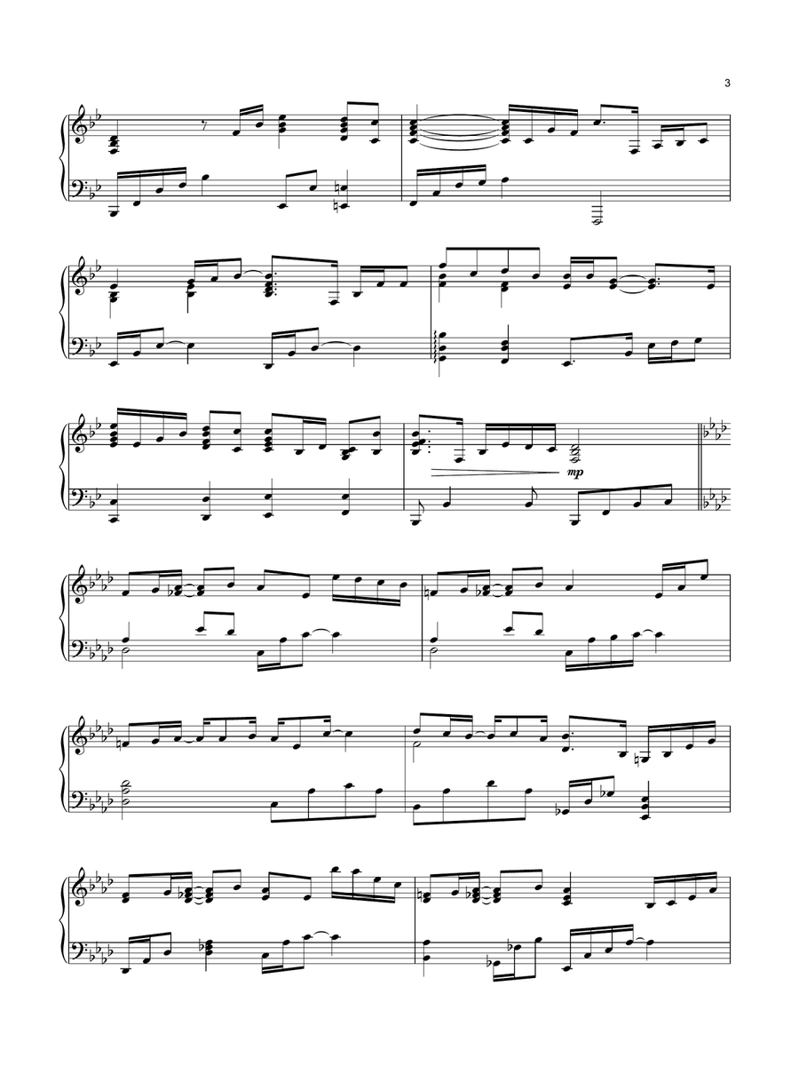 Can You Feel The Love Tonight (from The Lion King) (arr. Mark Hayes) Piano Solo scores gallery preview page 3