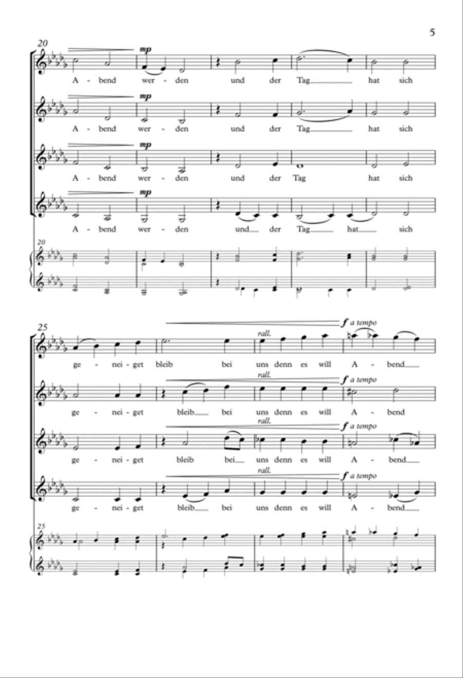 Abendlied SSAA scores gallery preview page 3