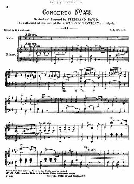 Concerto No. 23 in G Major