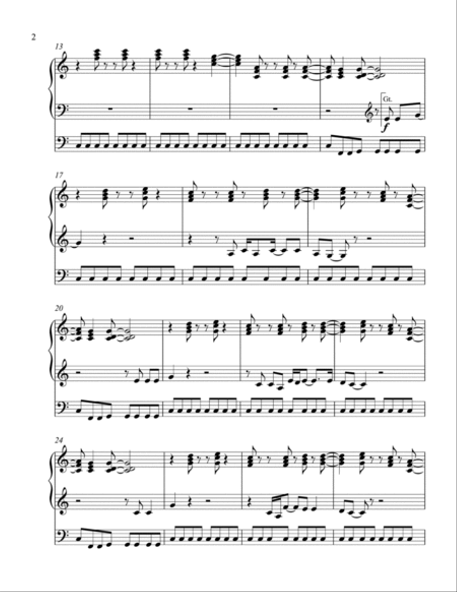 Jump Organ Solo scores gallery preview page 2