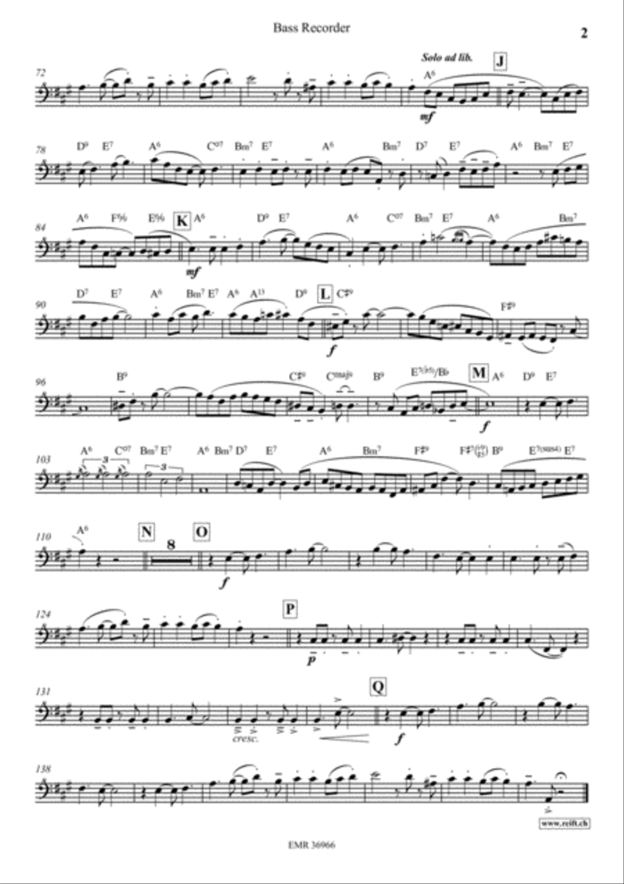 I Got Rhythm I Got Rhythm Bass Recorder scores gallery preview page 3