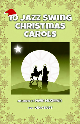Book cover for 10 Jazz Swing Carols for Oboe Duet