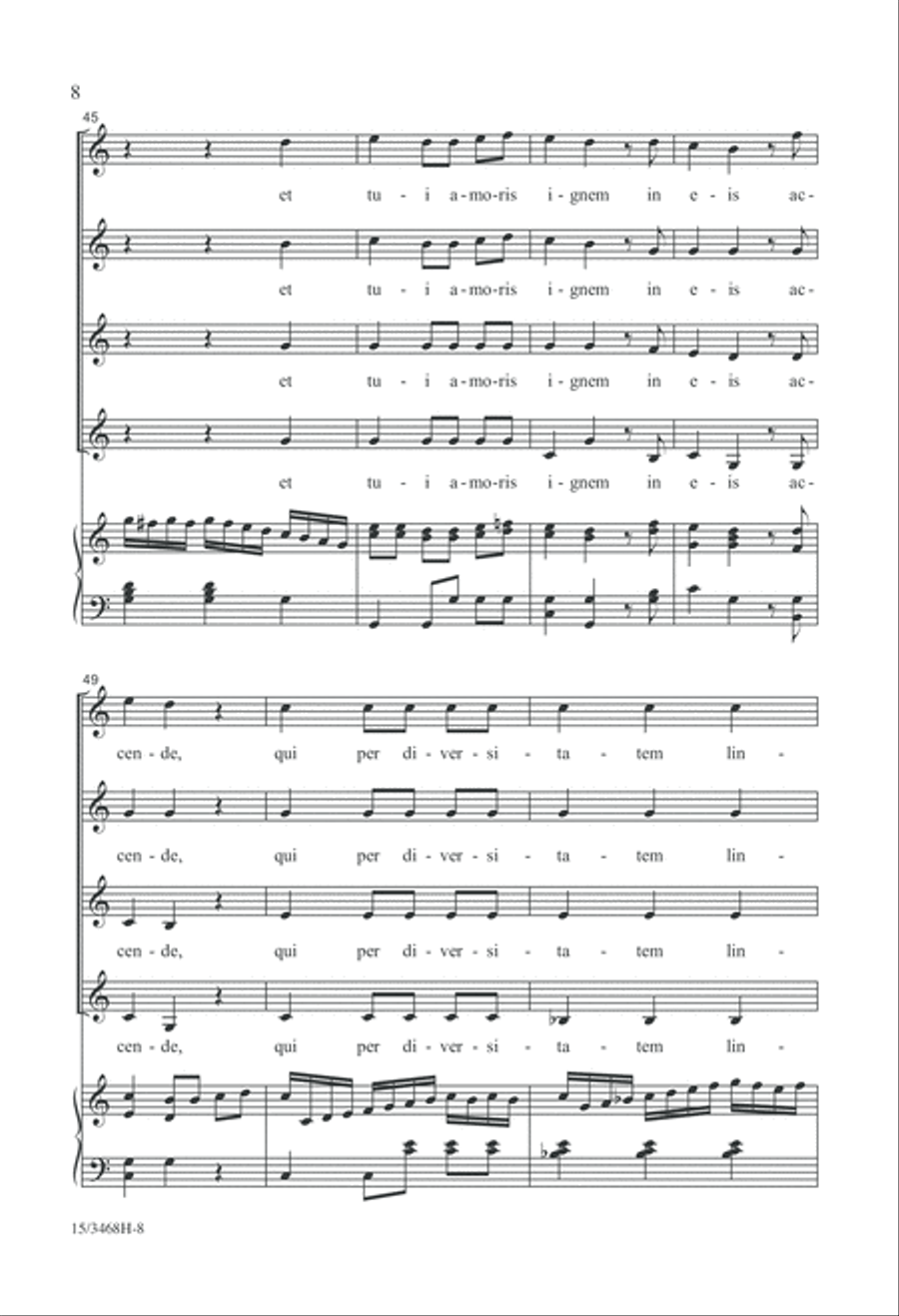 Veni Sancte Spiritus Veni Sancte Spiritus SSAA scores gallery preview page 8