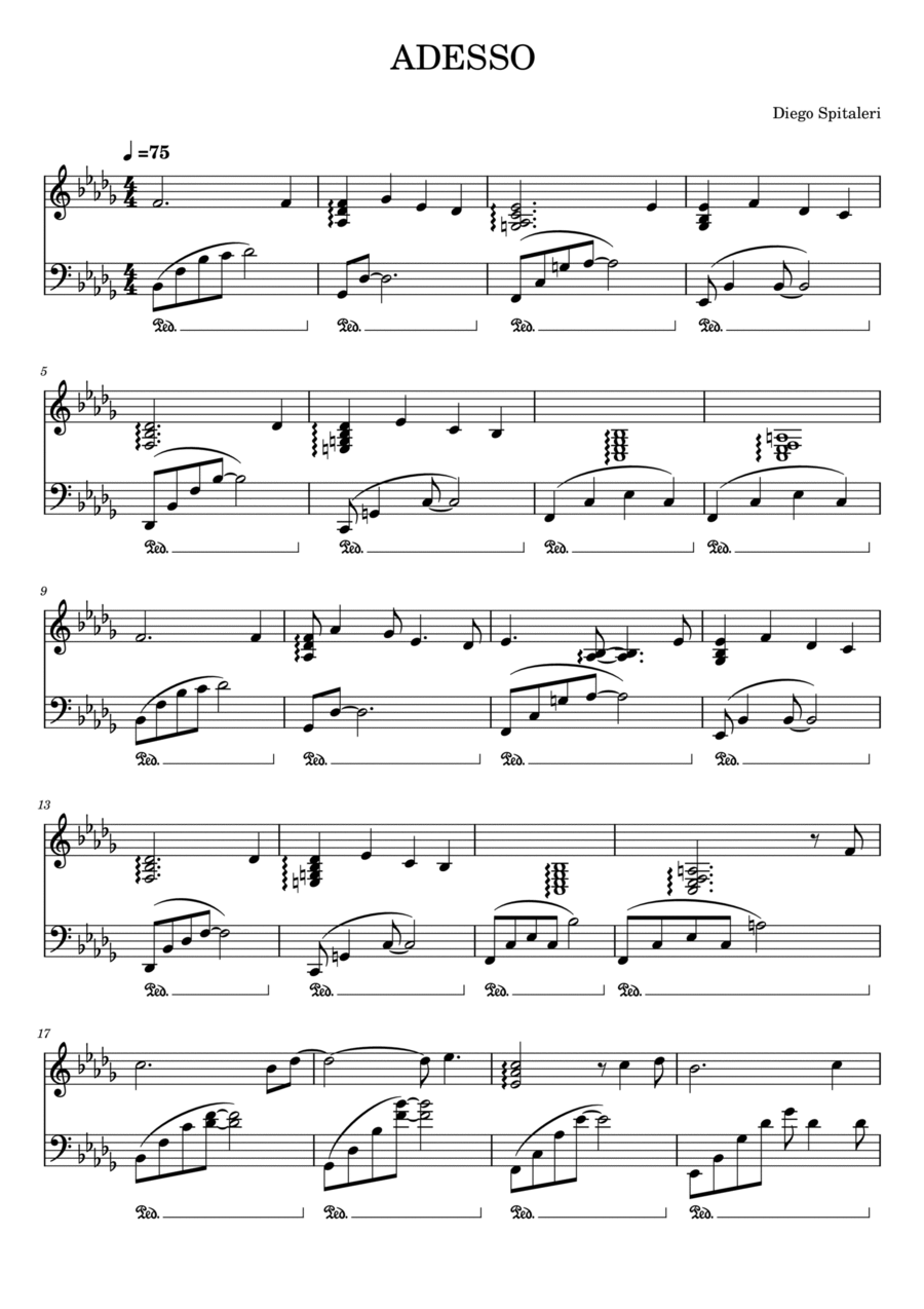 ADESSO ADESSO Piano Solo scores gallery preview page 1