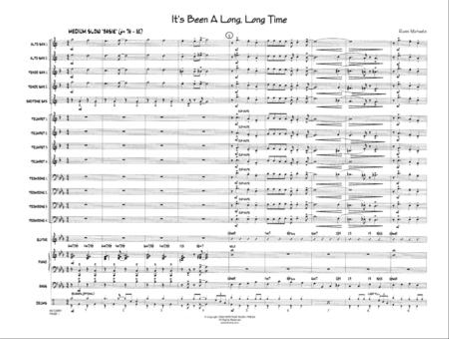 It's Been a Long, Long Time Jazz Ensemble scores gallery preview page 2