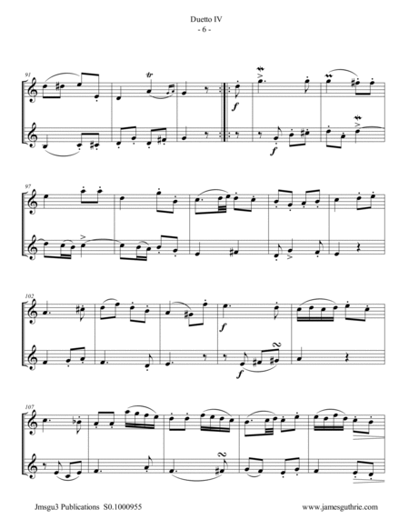 Stamitz: Duet Op. 27 No. 4 for Clarinet Duo image number null