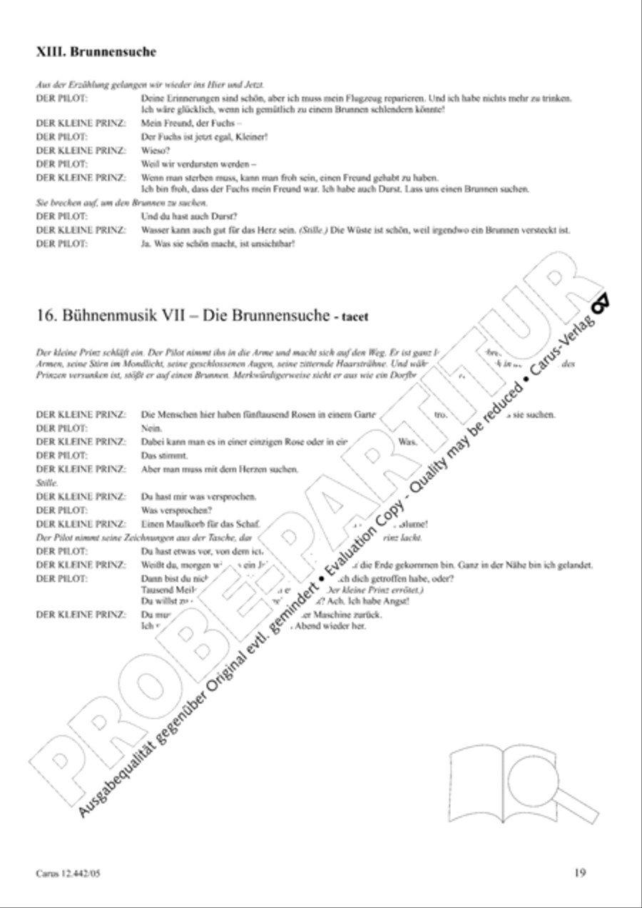 Der kleine Prinz 3-Part scores gallery preview page 20