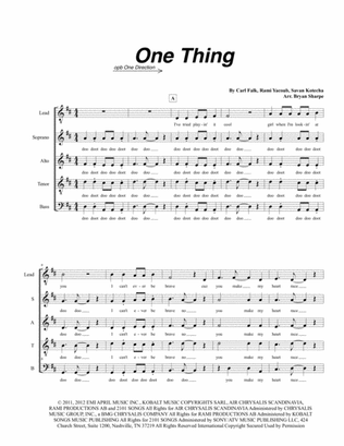 Book cover for One Thing