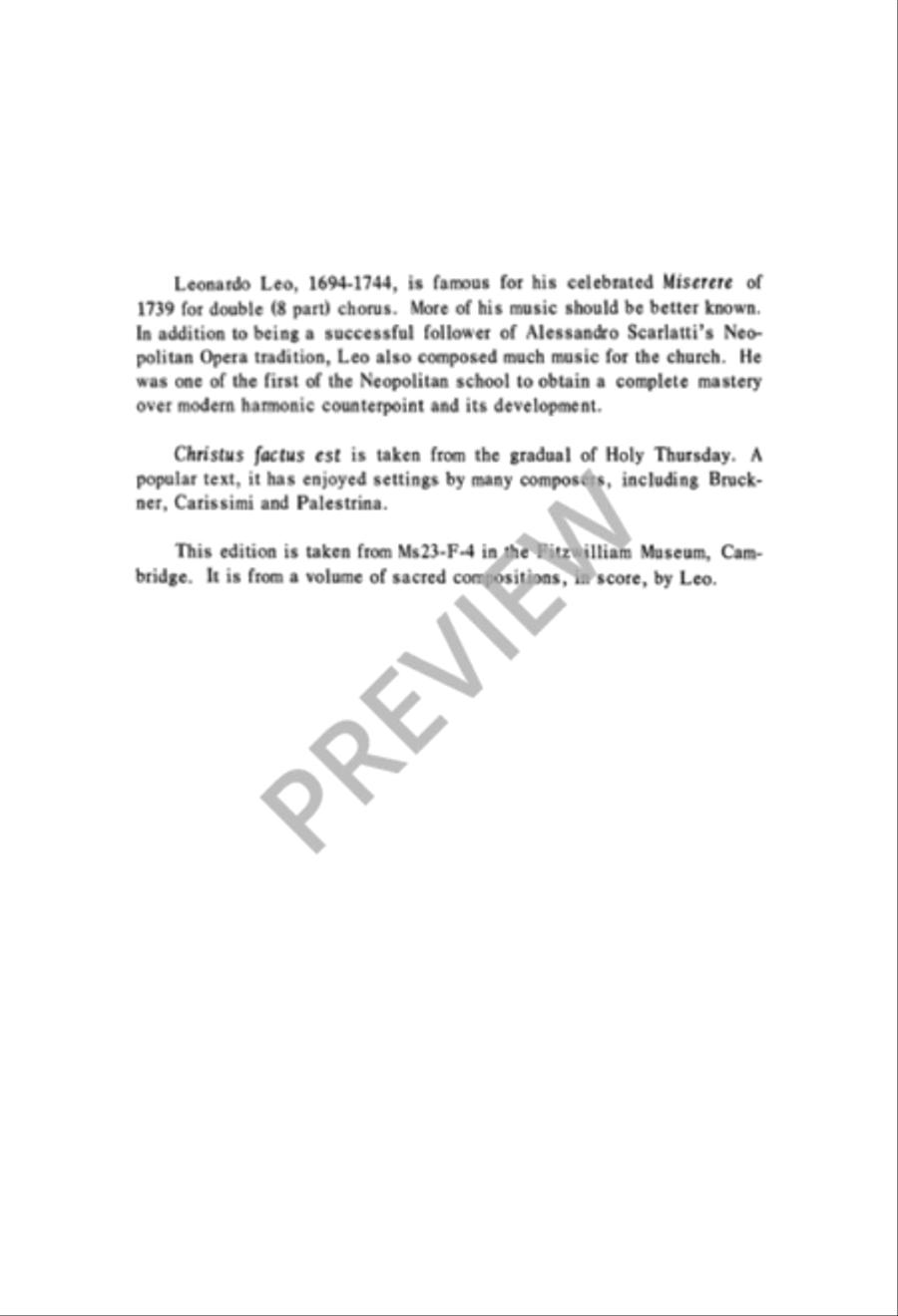 Christus factus est Christus factus est SA scores gallery preview page 3