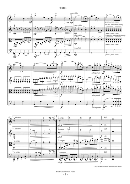 Ave Maria (For String Quartet) image number null