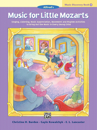 Book cover for Music for Little Mozarts Music Discovery Book, Book 4