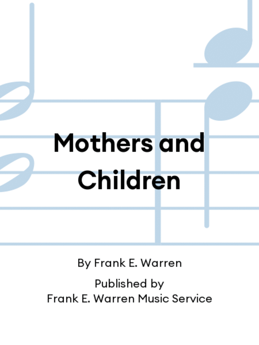 Mothers and Children Flute scores gallery preview page 1