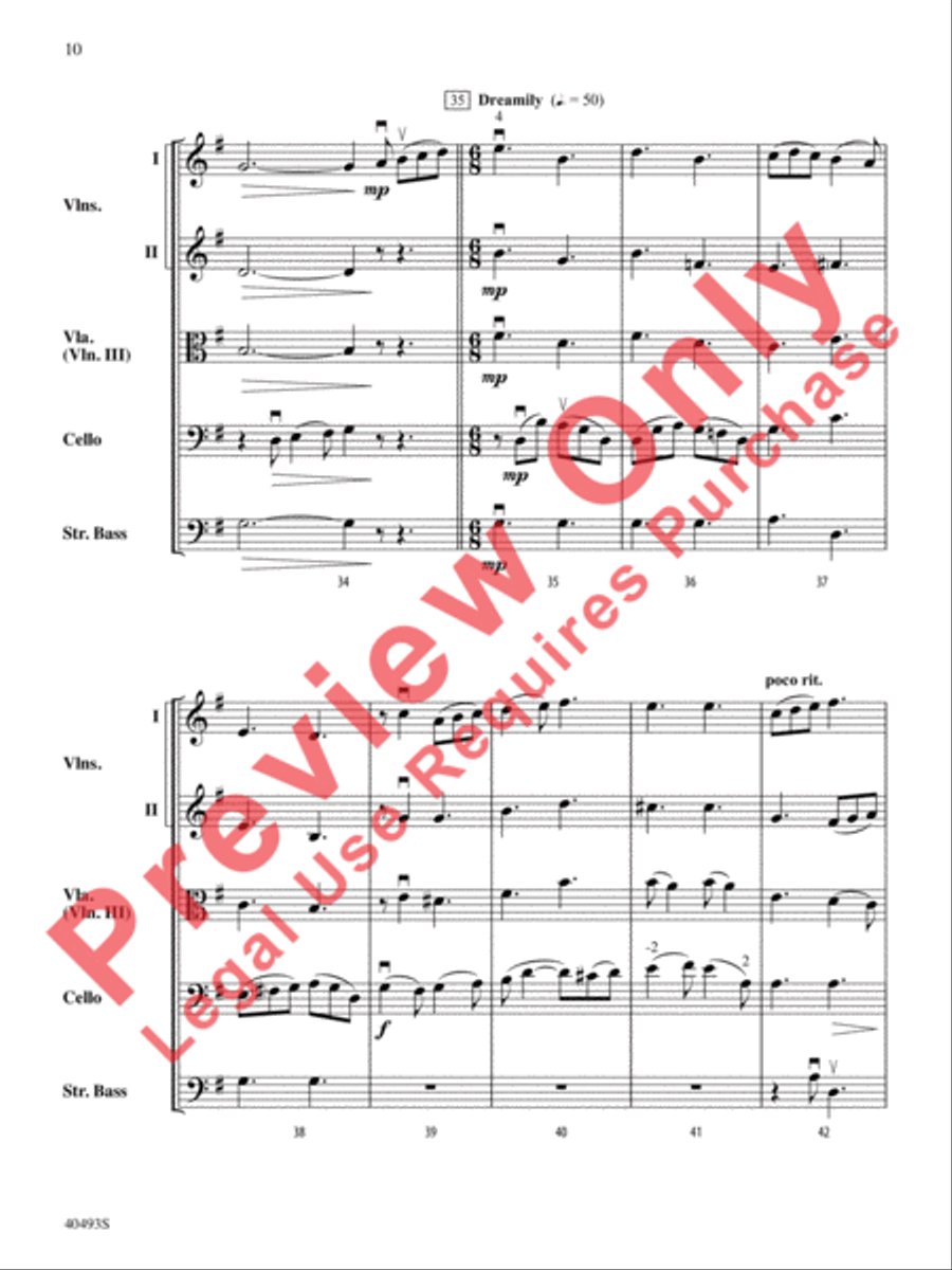 Christmas Toys on Parade String Orchestra scores gallery preview page 11