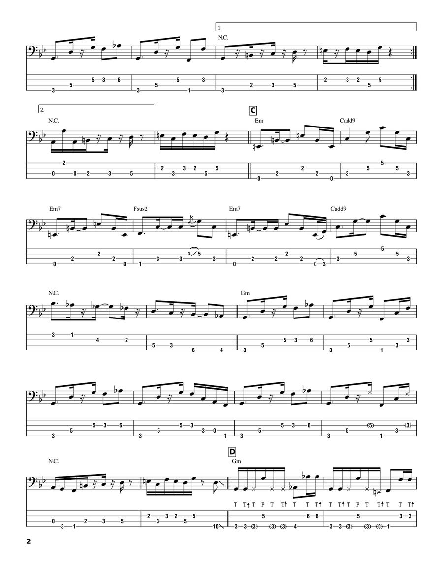 Blu-Bop Electric Guitar scores gallery preview page 2