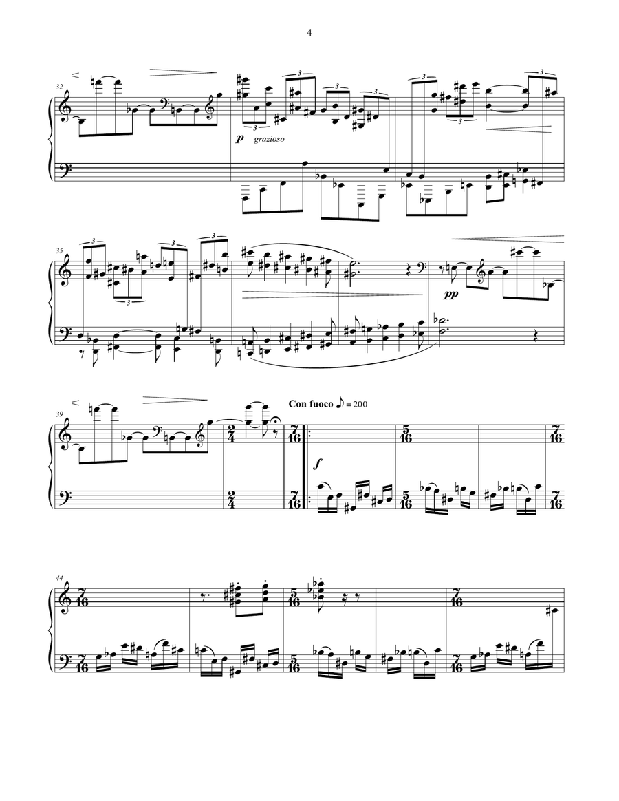 Frammenti di un Lamento Frammenti di un Lamento Piano Solo scores gallery preview page 4
