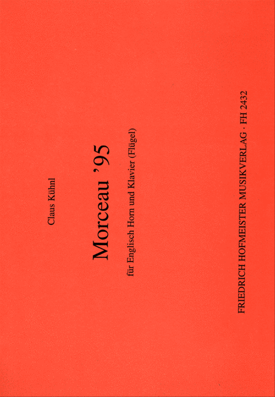 Morceau '95 English Horn scores gallery preview page 1