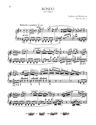 Book cover for Rondo In C Major, Op. 51, No. 1