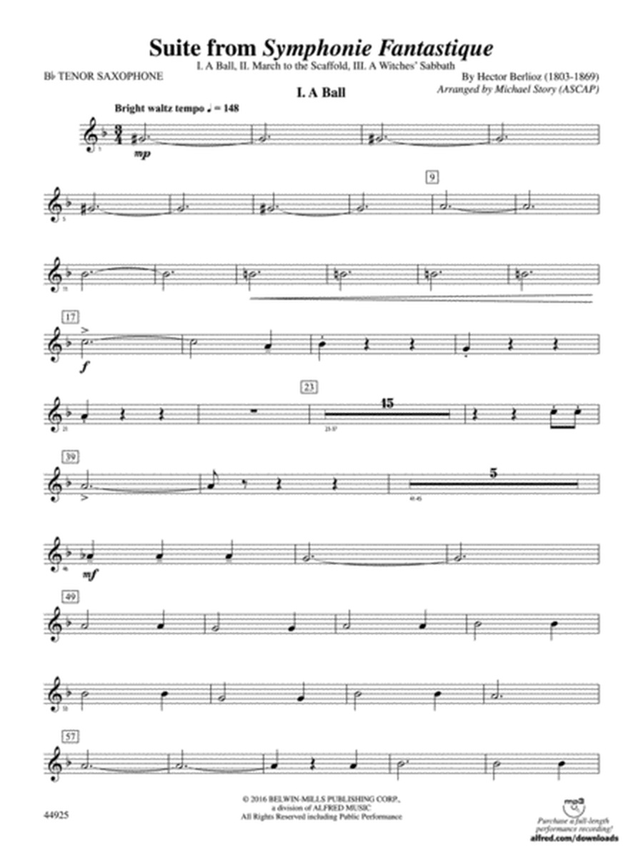 Suite from Symphonie Fantastique: B-flat Tenor Saxophone