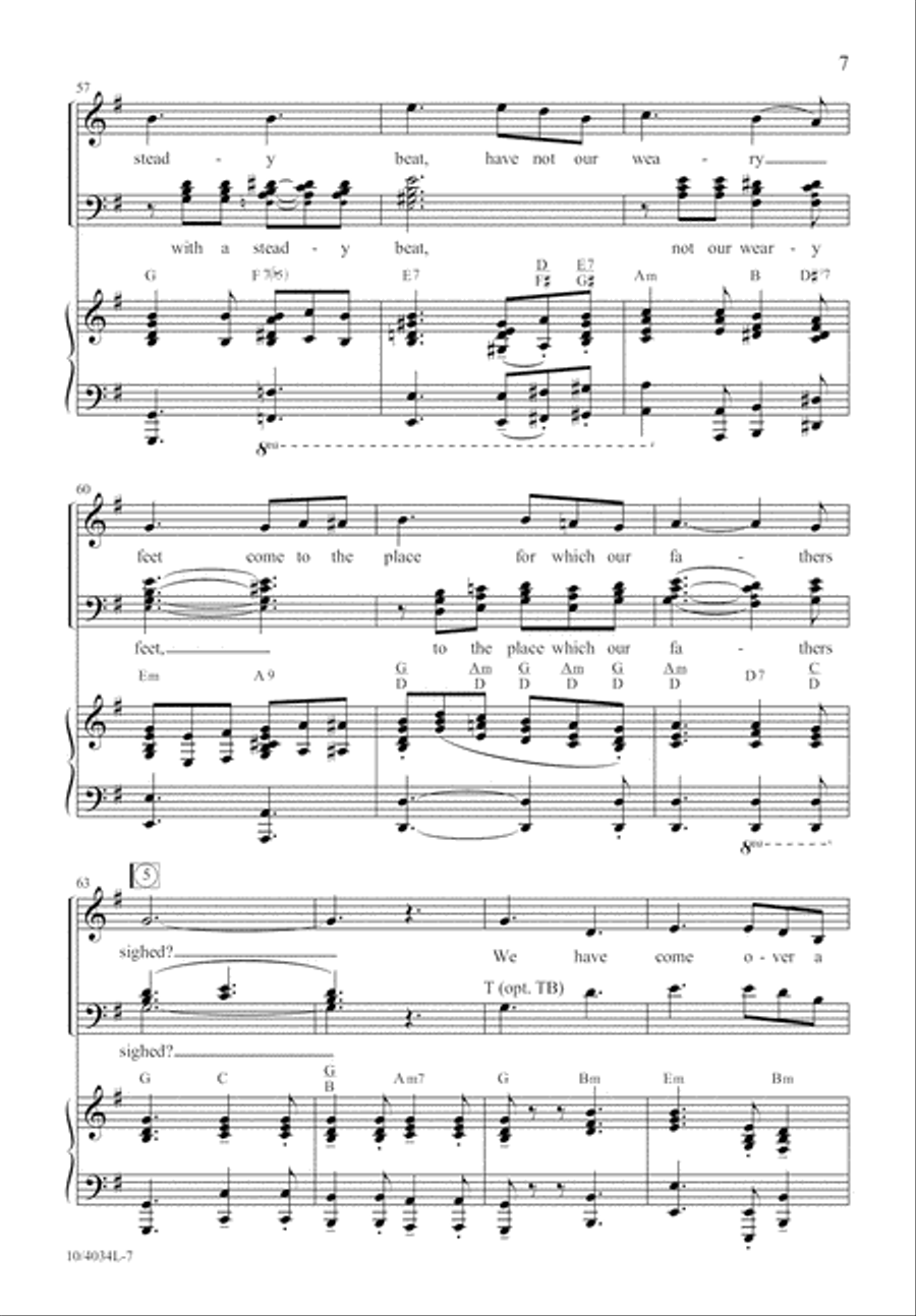 Lift Every Voice and Sing Divisi scores gallery preview page 7