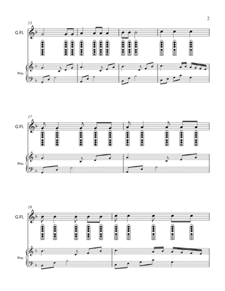 Etude No. 18 for "G" Flute - The Disquiet of Growth