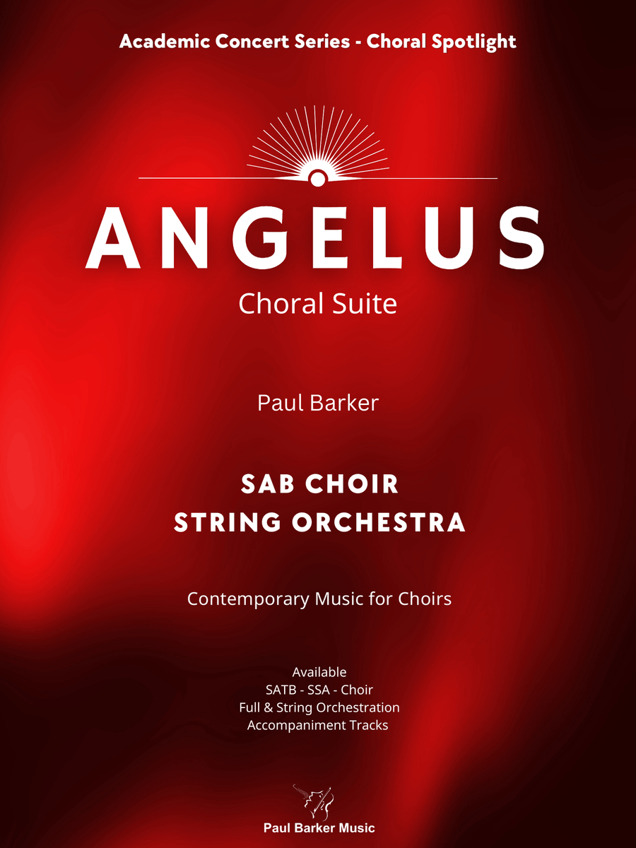 Angelus (SAB Choir & String Orchestra) 3-Part scores gallery preview page 1