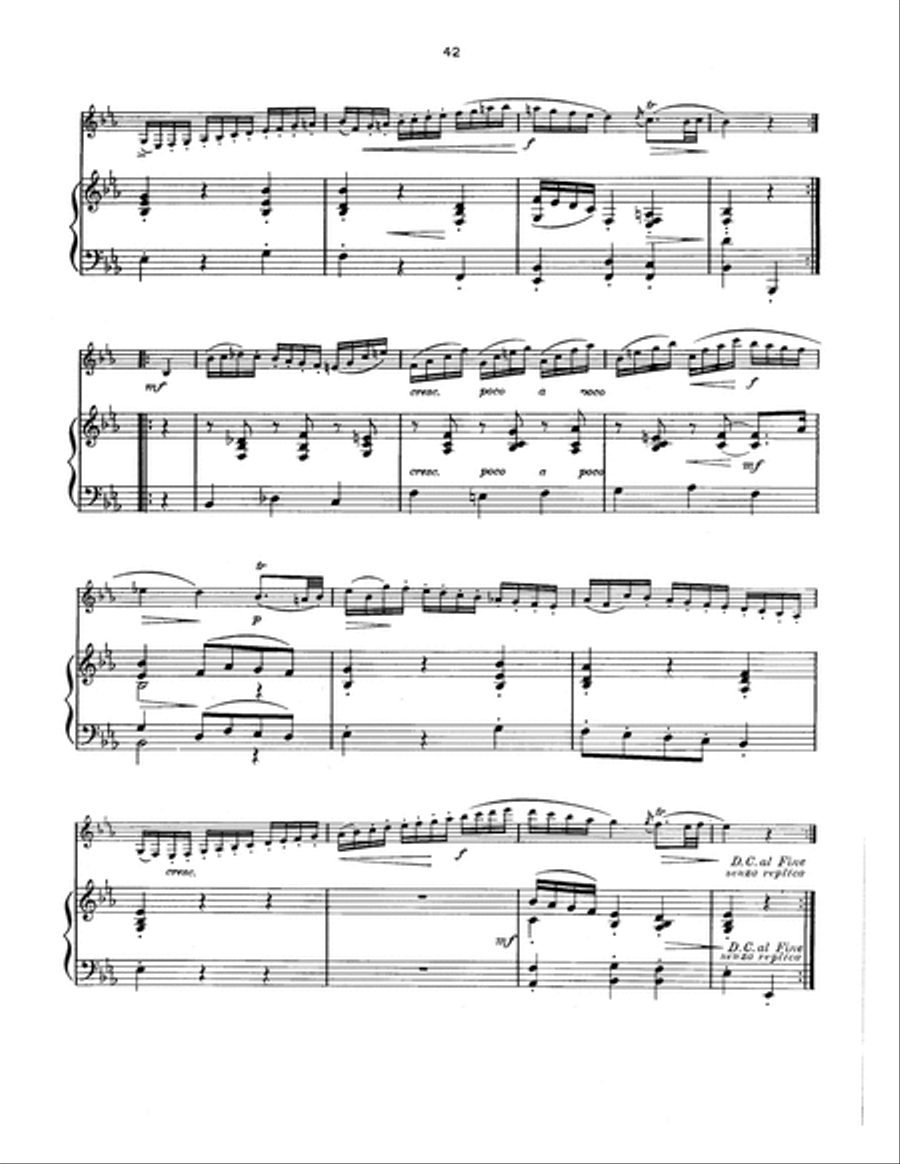 Menuet (Div. In D K334) School and Community scores gallery preview page 3
