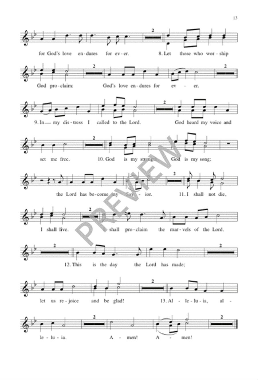 Three Songs for Triduum Three Songs for Triduum 4-Part scores gallery preview page 13