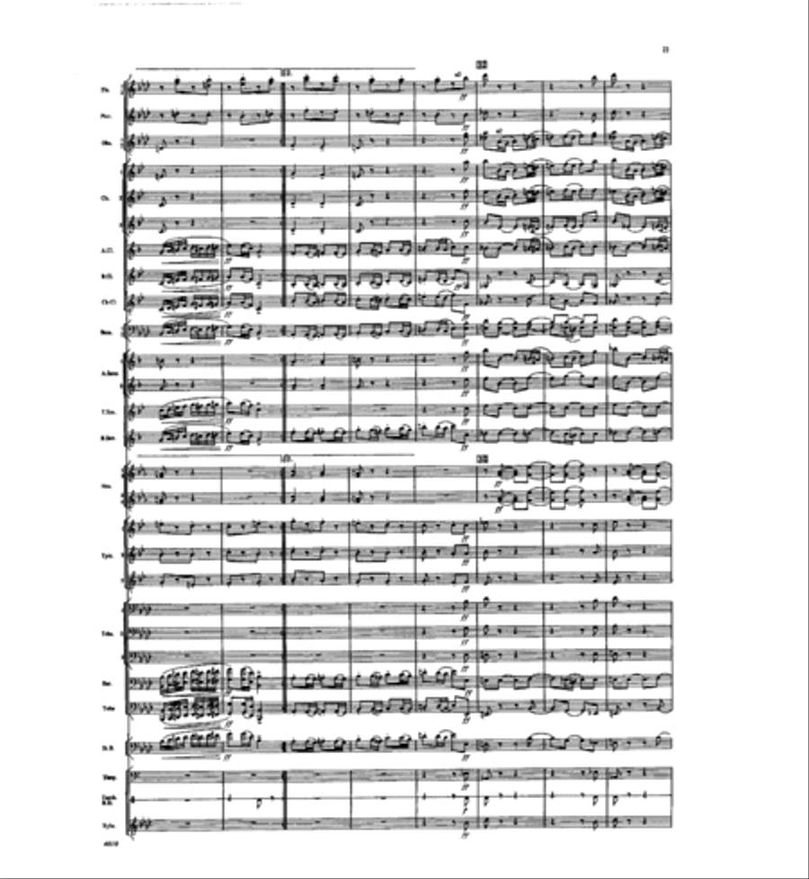 Selections from the Nutcracker Suite Concert Band scores gallery preview page 21
