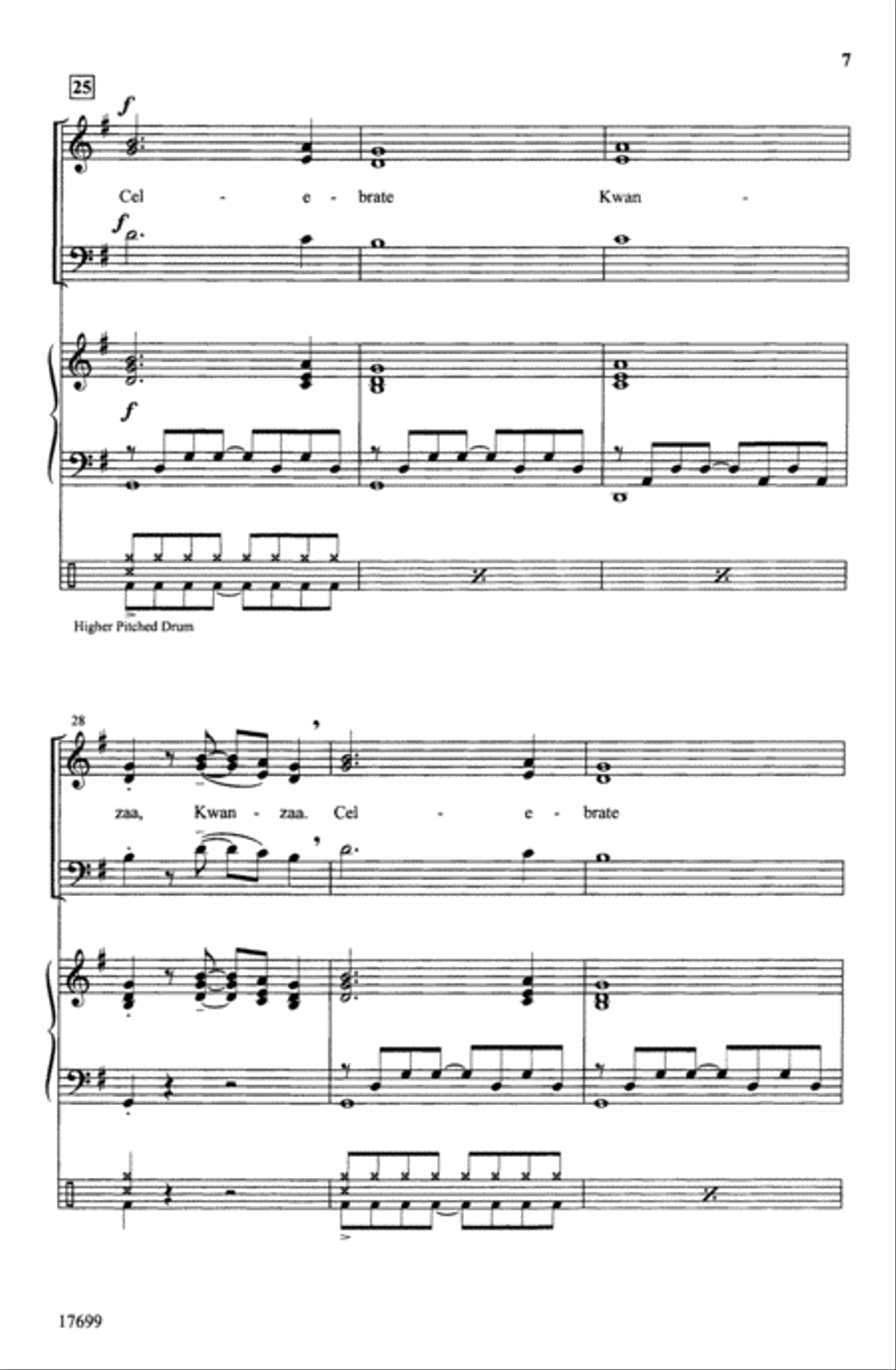 Celebrate Kwanzaa Celebrate Kwanzaa Choir scores gallery preview page 6