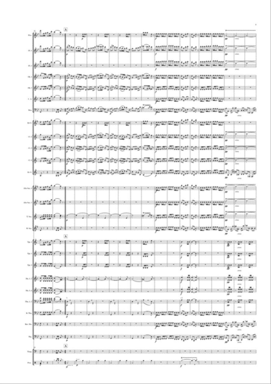 Prélude a l'opera CARMEN Concert Band scores gallery preview page 3