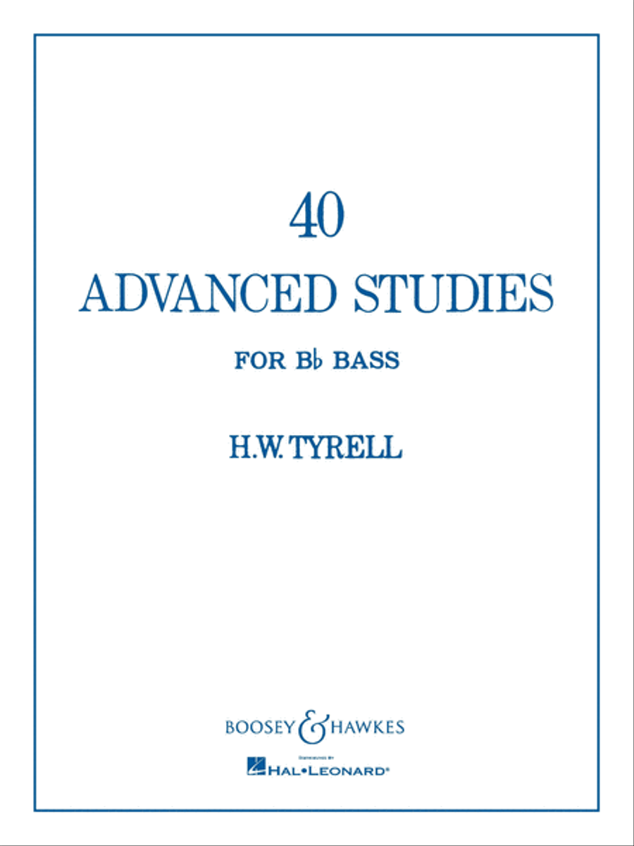 40 Advanced Studies for Bb Bass/Tuba (B.C.) Tuba scores gallery preview page 1
